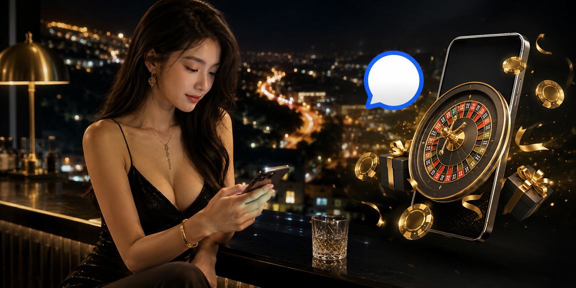 Người dùng trải nghiệm roulette trực tuyến tại Đà Lạt trong không gian yên tĩnh về đêm